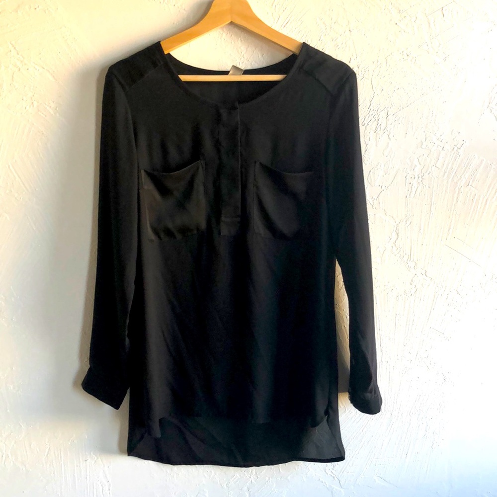 H&M✨ Sheer Tunic Blouse